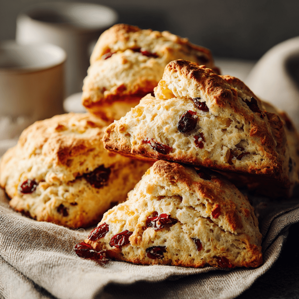 Cranberry Orange Scones Recipe - Recipe Image