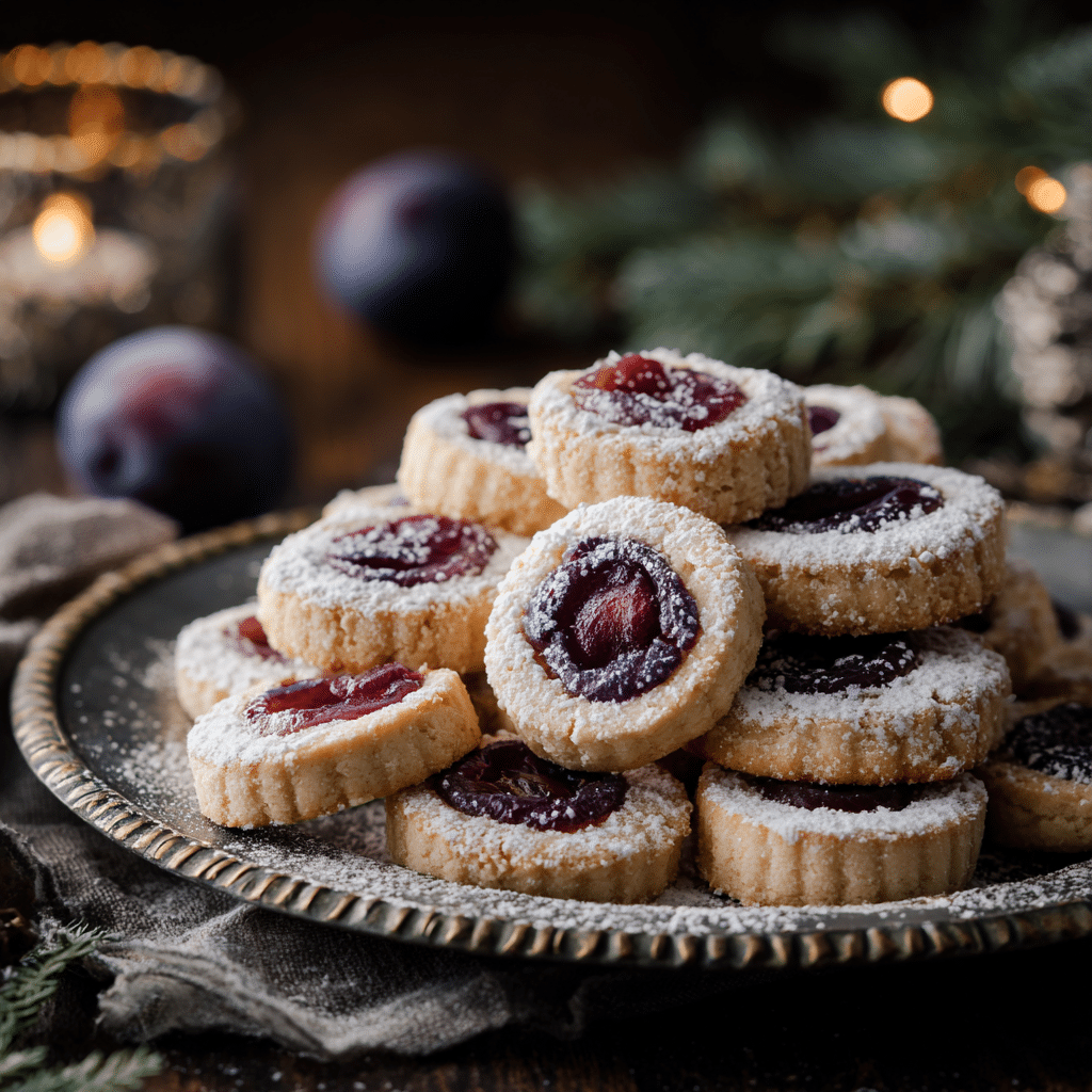 Sugar Plum Shortbread Cookies Recipe - Recipe Image