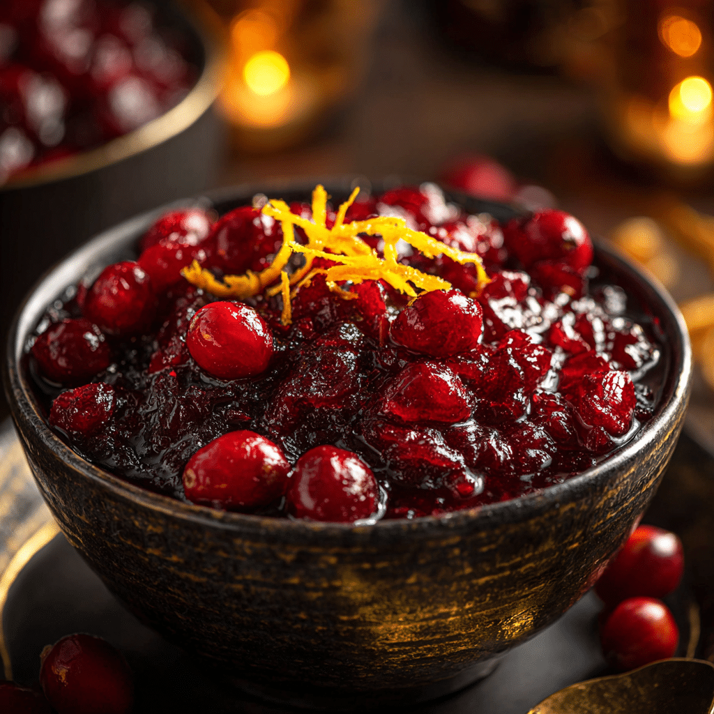 Classic Christmas Cranberry Sauce Recipe - Recipe Image