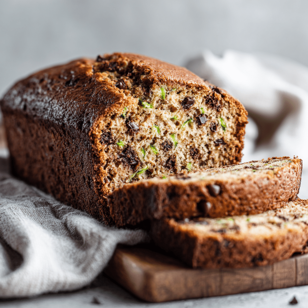Chocolate Chip Zucchini Bread (one bowl) Recipe - Recipe Image