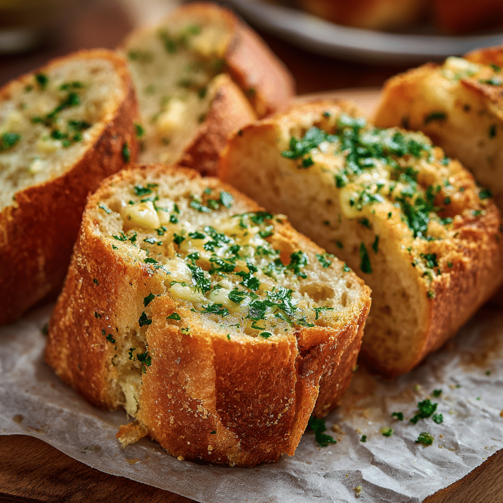 Air Fryer Garlic Bread (10-Minute Recipe) Recipe - Recipe Image