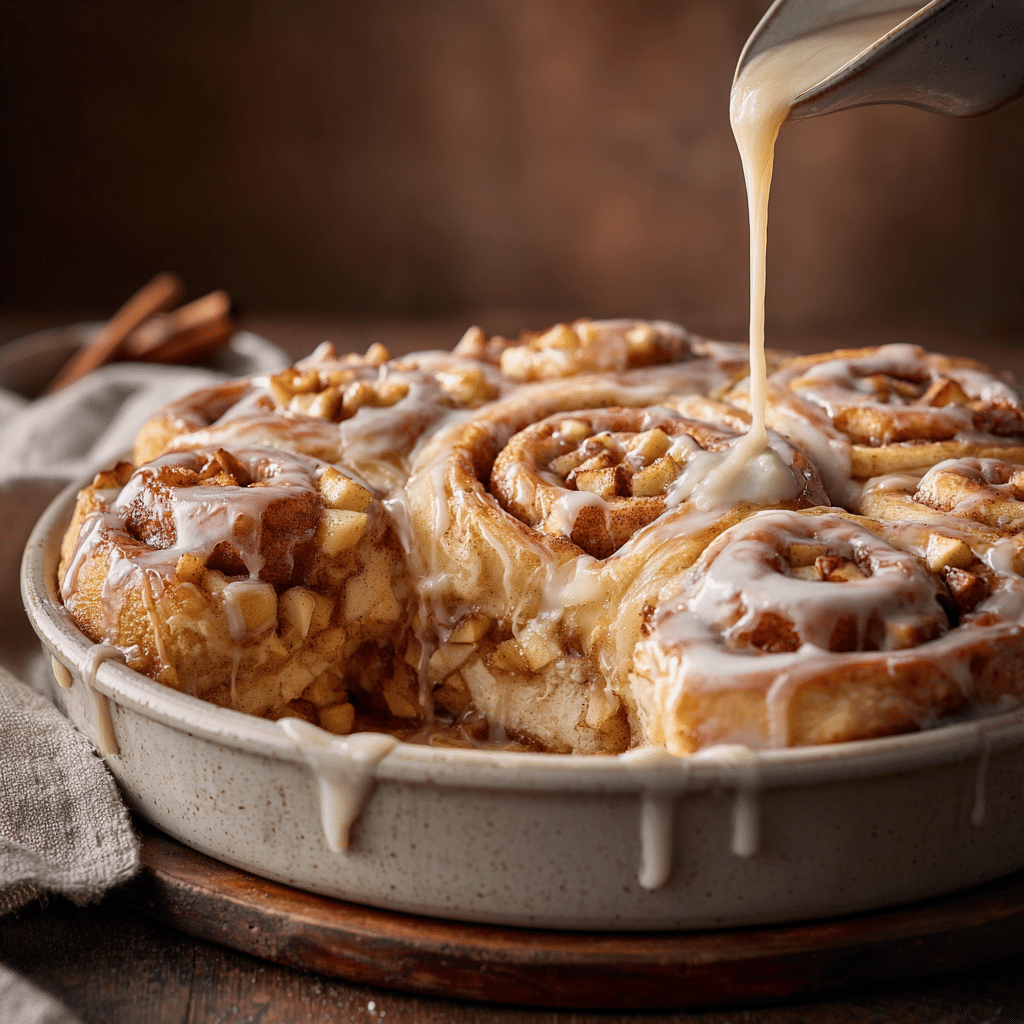 Apple Cinnamon Rolls With Apple Pie Filling Recipe - Recipe Image