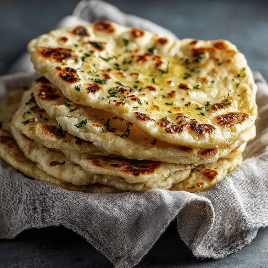 3 Ingredient Naan Bread (no yeast) Recipe - Recipe Image