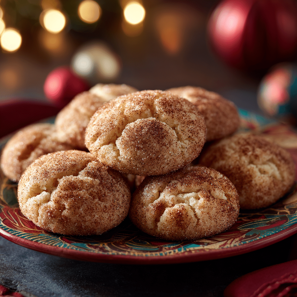 Christmas Snickerdoodles Recipe - Recipe Image