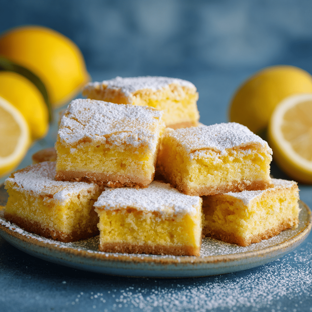 Lemon Brownies Recipe - Recipe Image