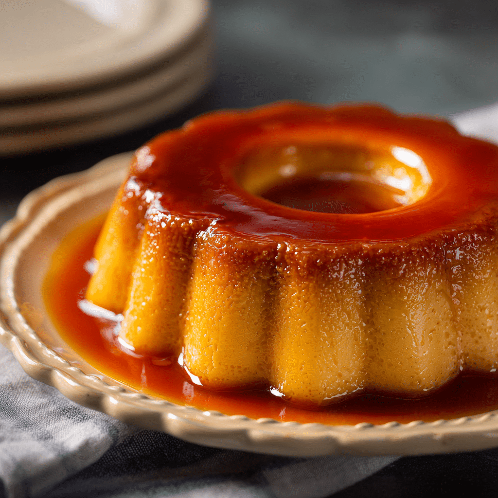Easy Spanish Caramel Flan Dessert Recipe - Recipe Image
