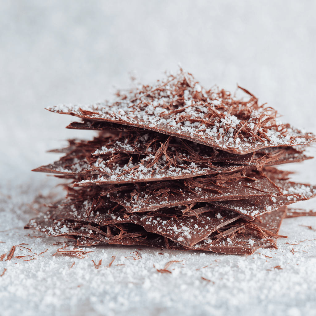 Frozen Grated Chocolate Bark Recipe