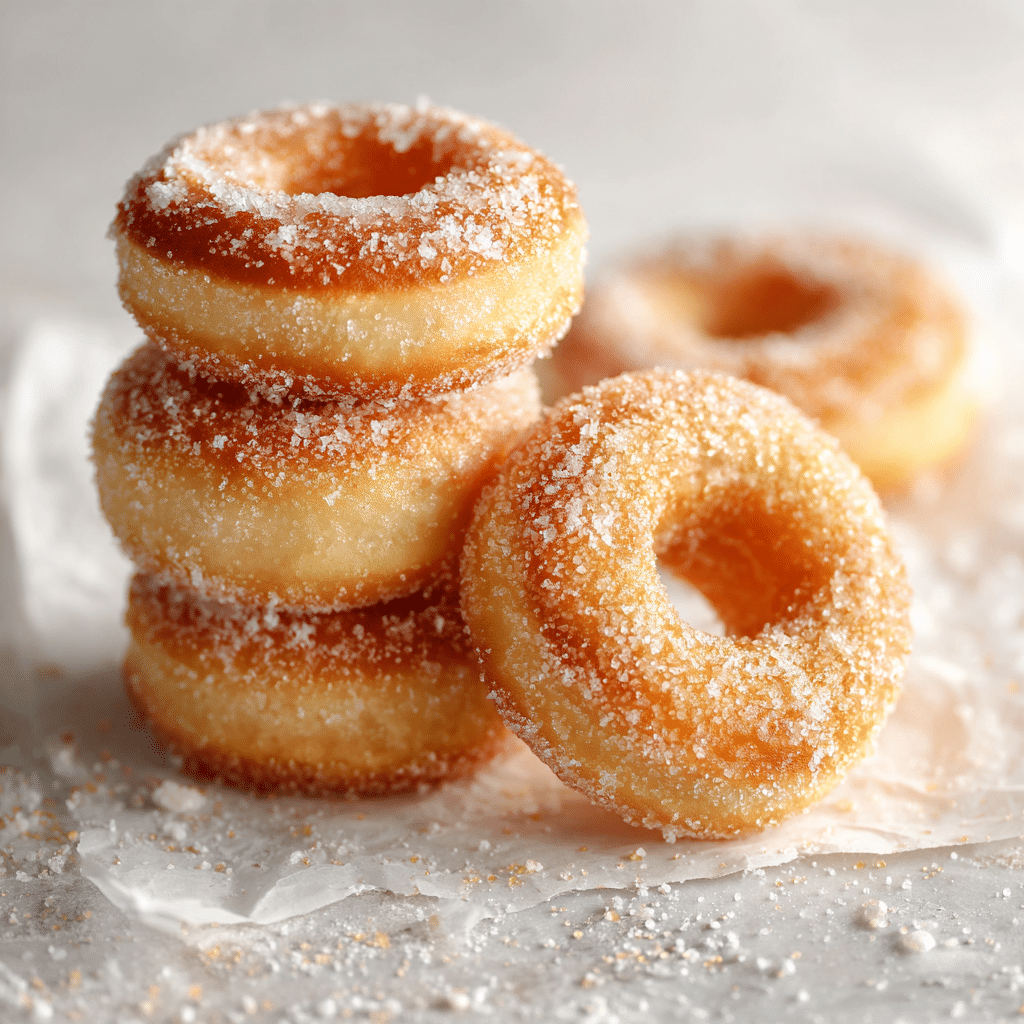 Vanilla Sugar Baked Donuts Recipe - Recipe Image