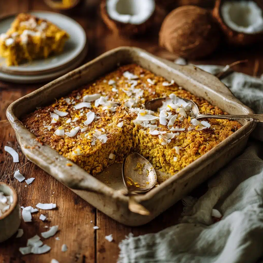 Turmeric Coconut Oat Bake Recipe - Recipe Image