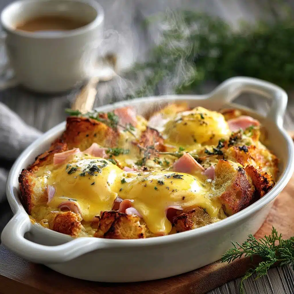 Eggs Benedict Casserole: A Brunch Delight Recipe - Recipe Image