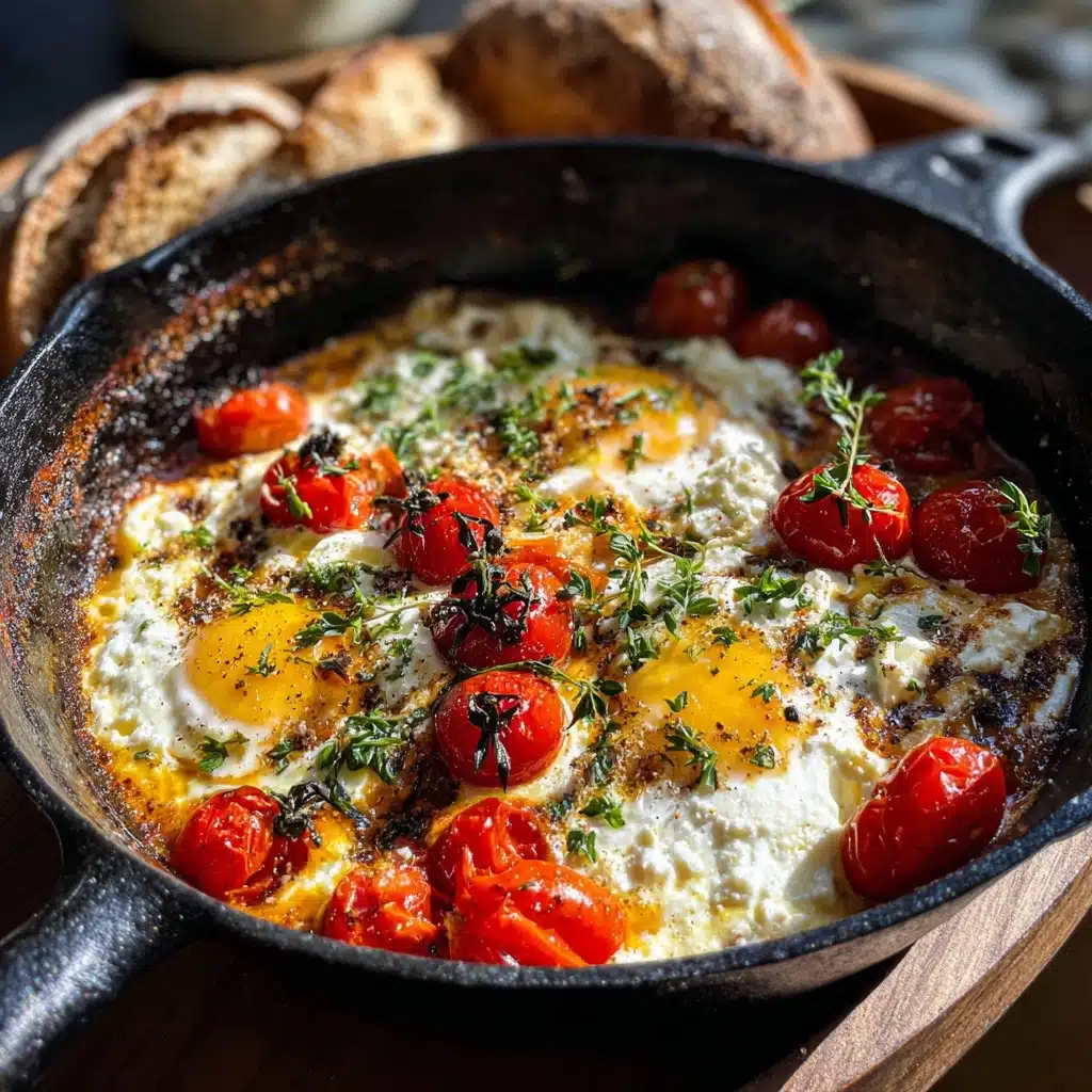 Baked Feta Eggs Recipe - Recipe Image