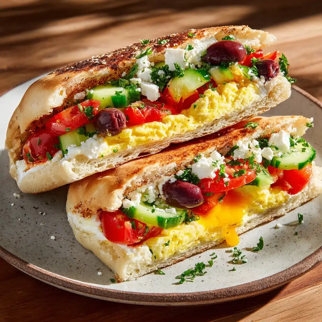 Mediterranean Breakfast Sandwich Recipe - Recipe Image