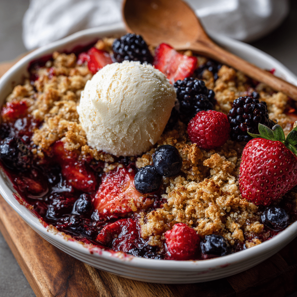 Mixed Berry Crumble Recipe - Recipe Image