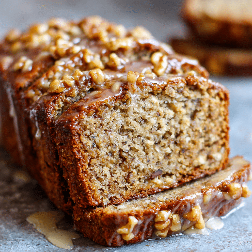 Maple Walnut Banana Bread Recipe - Recipe Image