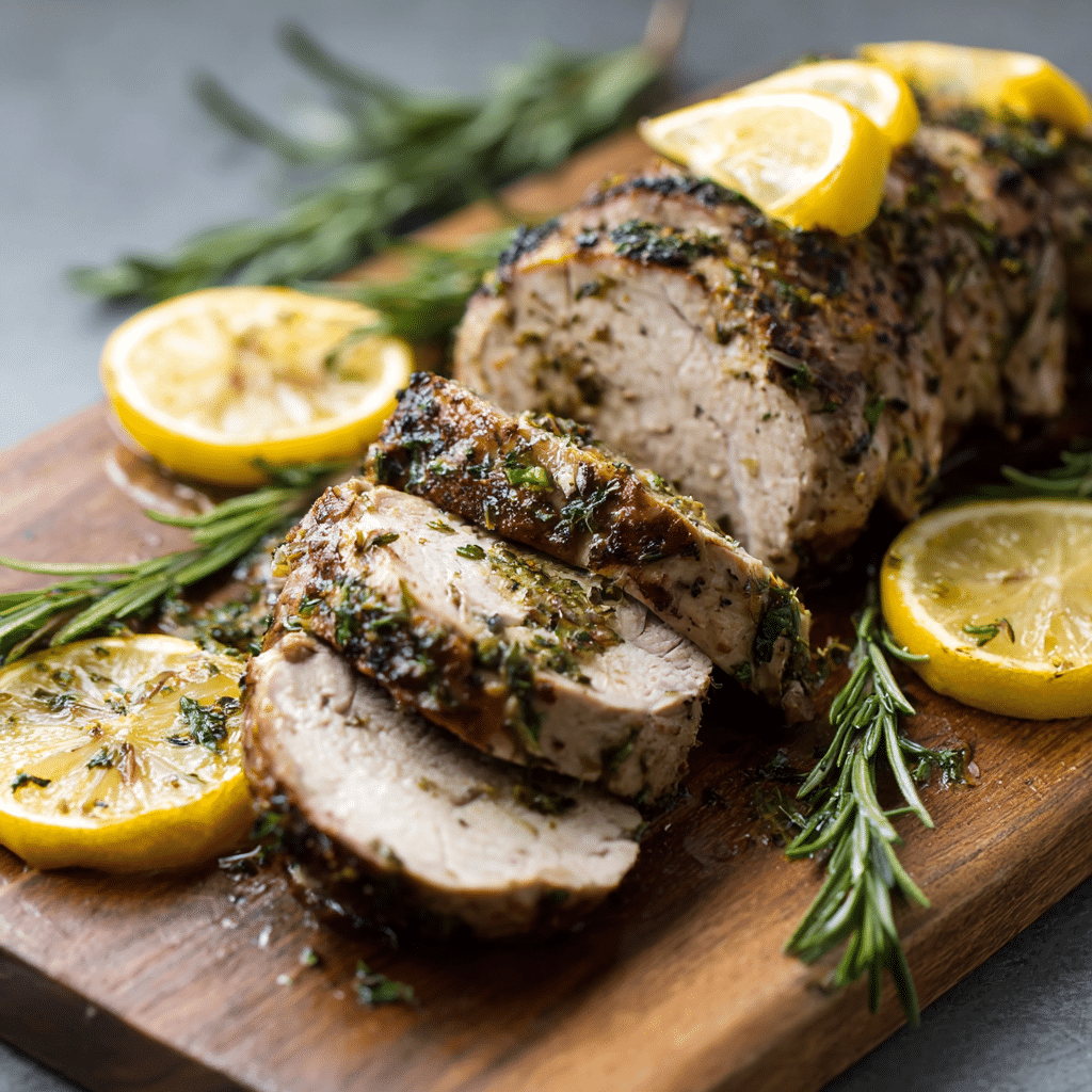 Lemon Herb chiken Tenderloin Recipe - Recipe Image