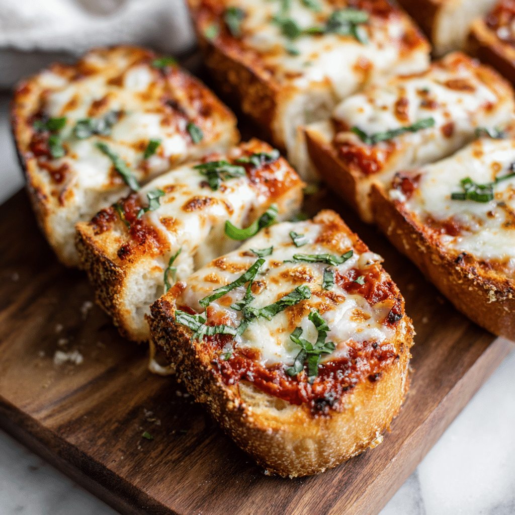Homemade French Bread Pizza Recipe - Recipe Image