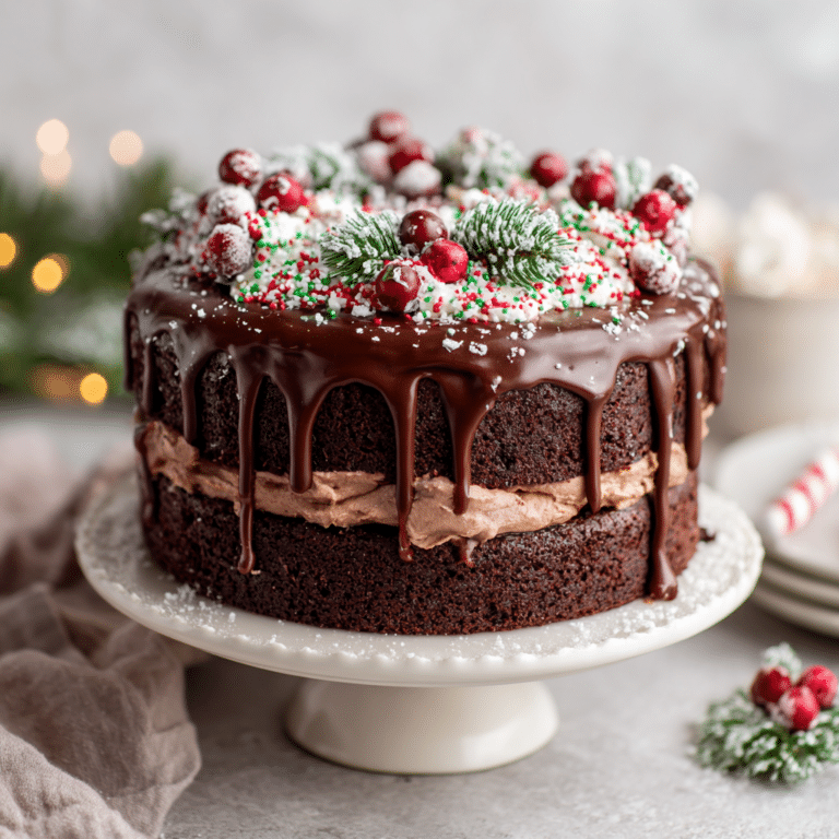Ultimate Christmas Chocolate Cake Recipe