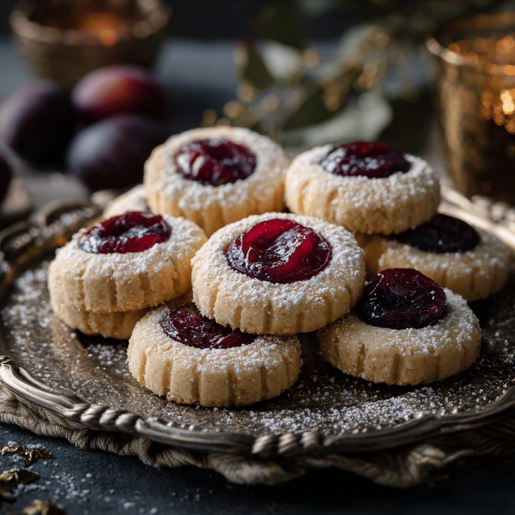 Sugar Plum Shortbread Cookies Recipe - Recipe Image