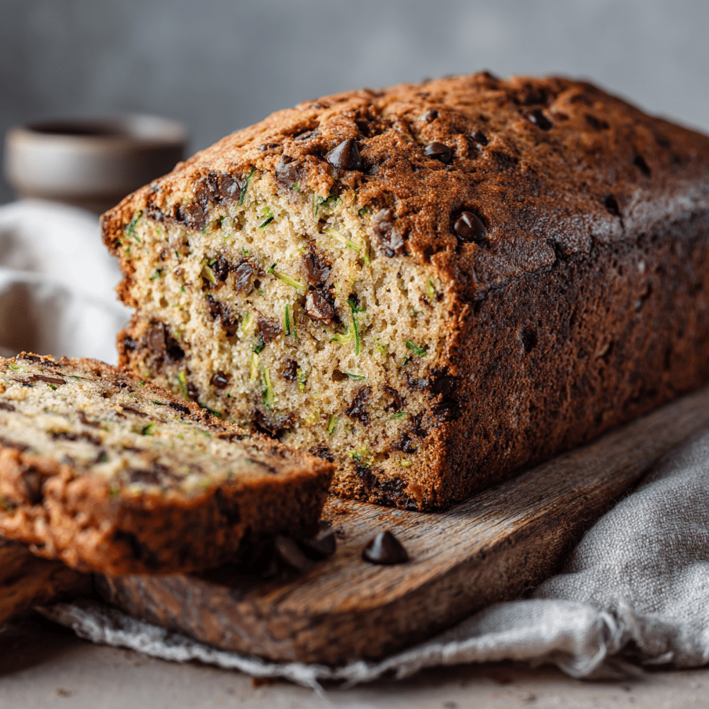 Chocolate Chip Zucchini Bread (one bowl) Recipe - Recipe Image