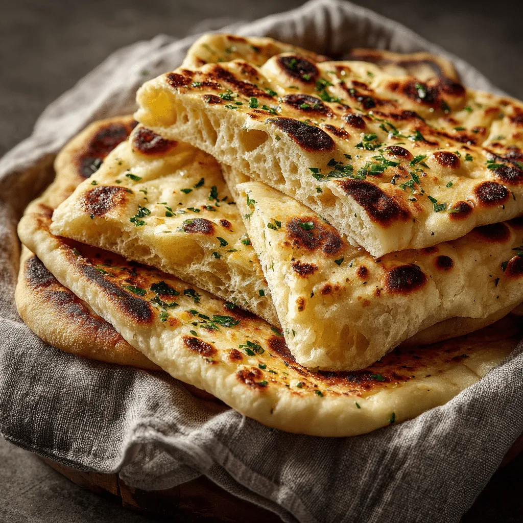 3 Ingredient Naan Bread (no yeast) Recipe - Recipe Image