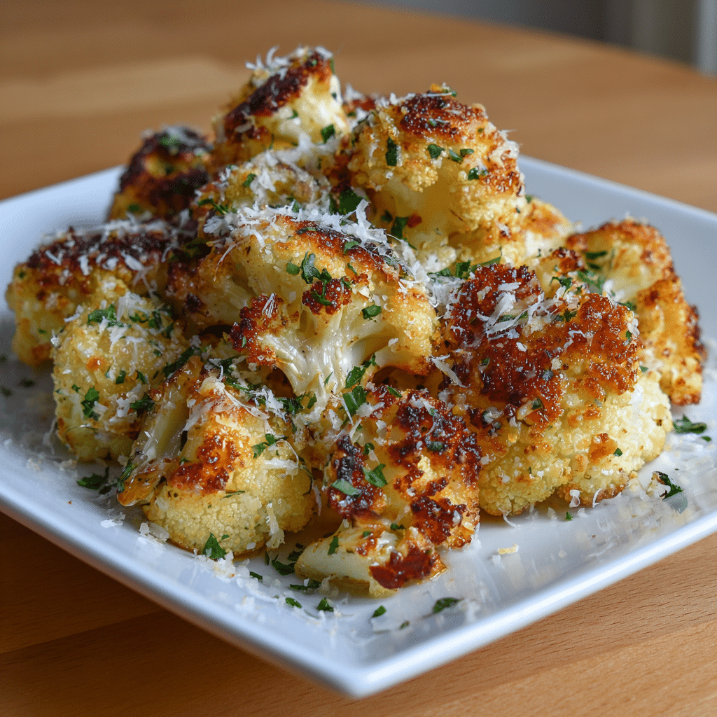 Roasted Parmesan Cauliflower Recipe - Recipe Image