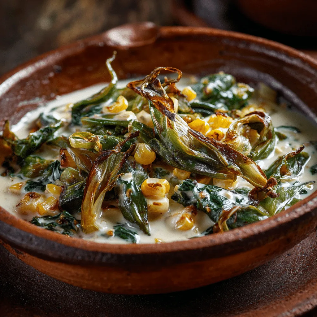 Rajas con Crema Recipe - Recipe Image