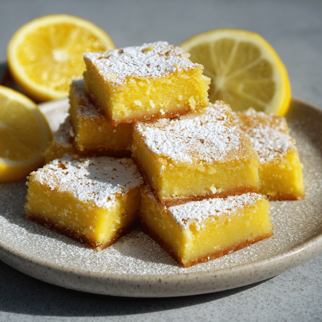 Lemon Brownies Recipe - Recipe Image