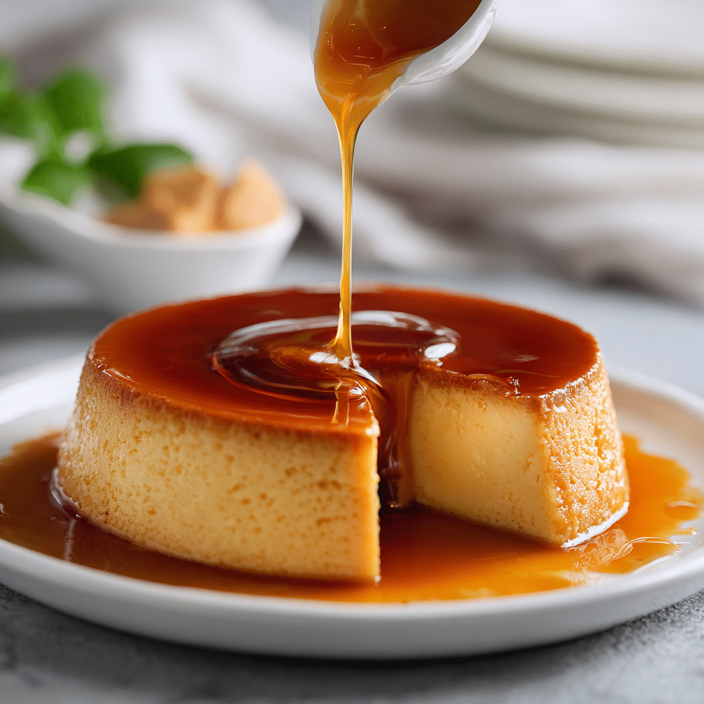 Easy Spanish Caramel Flan Dessert Recipe - Recipe Image
