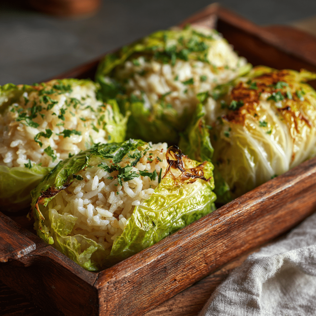 Creamy Rice-Stuffed Cabbage Bake Recipe - Recipe Image