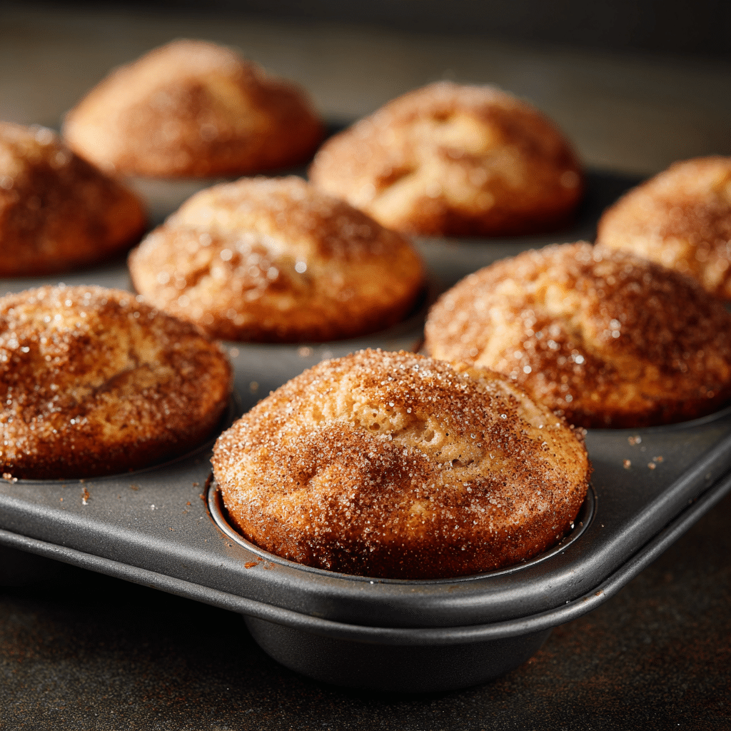 Mini Apple Cinnamon Sugar Muffins Recipe - Recipe Image