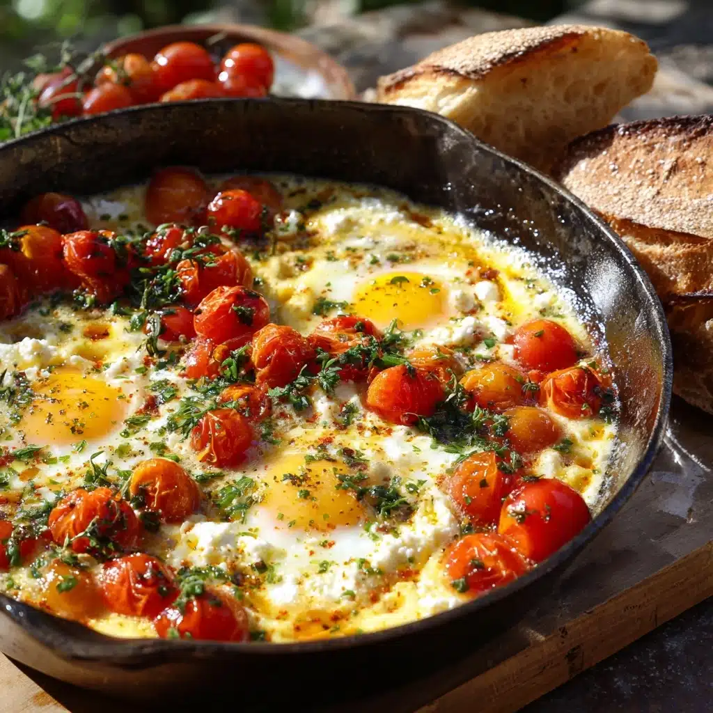 Baked Feta Eggs Recipe - Recipe Image
