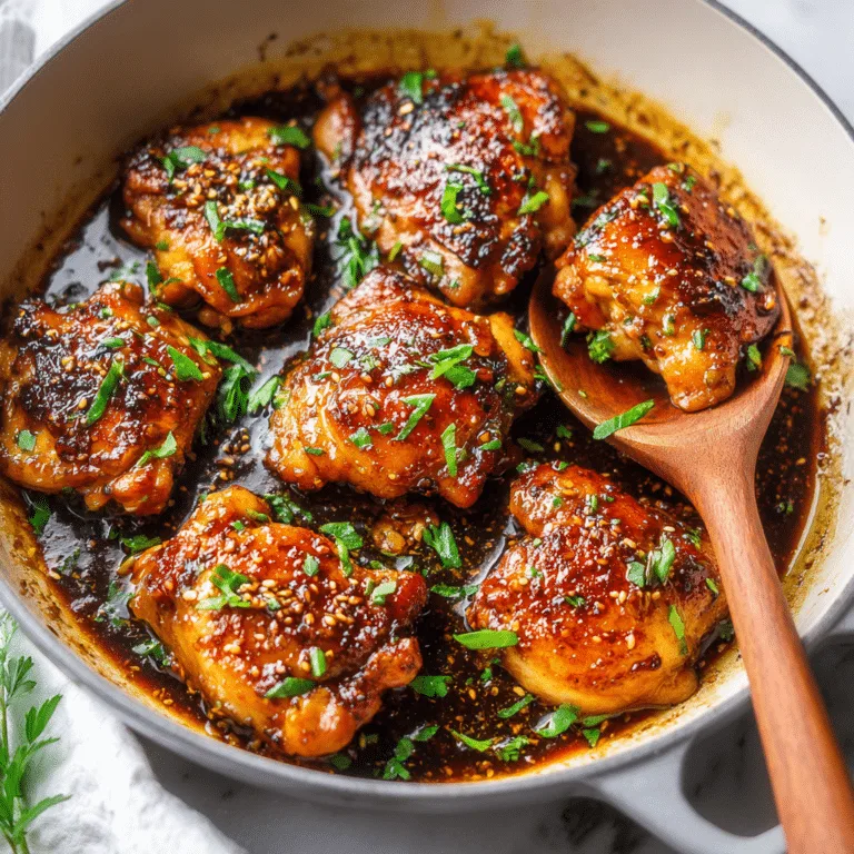 Sweet and Savory Honey Garlic Chicken Recipe