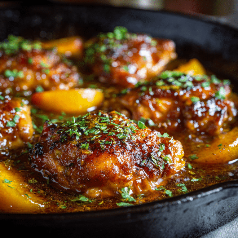 Pioneer Woman Peach Whiskey Chicken Recipe