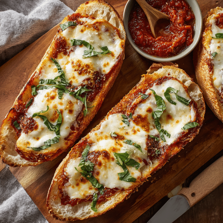Homemade French Bread Pizza Recipe