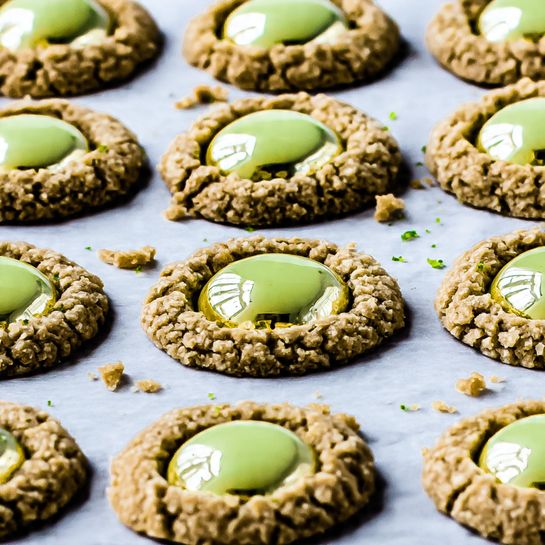 Key Lime Pie Thumbprint Cookies with Creamy Lime Filling Recipe - Recipe Image