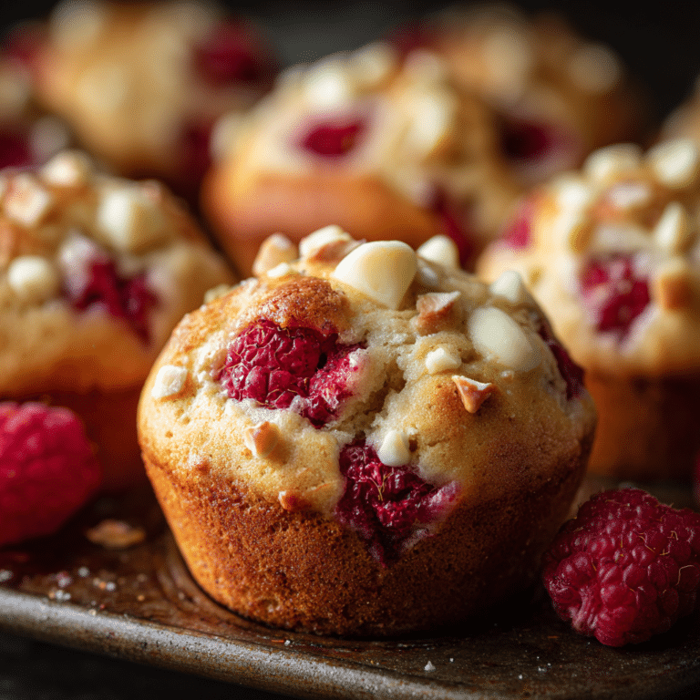 Vegan White Chocolate & Raspberry Muffins Recipe