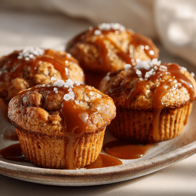 Vegan Salted Caramel Muffins Recipe