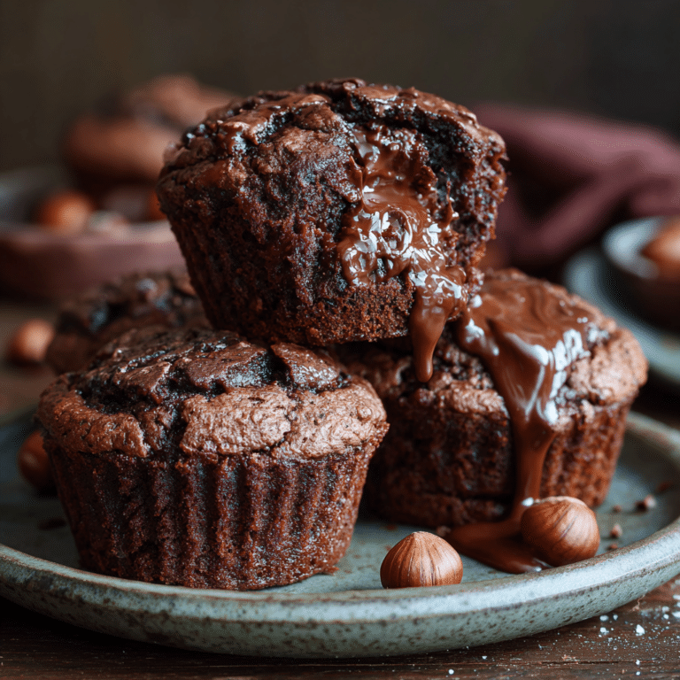 Easy Vegan Nutella Muffins Recipe