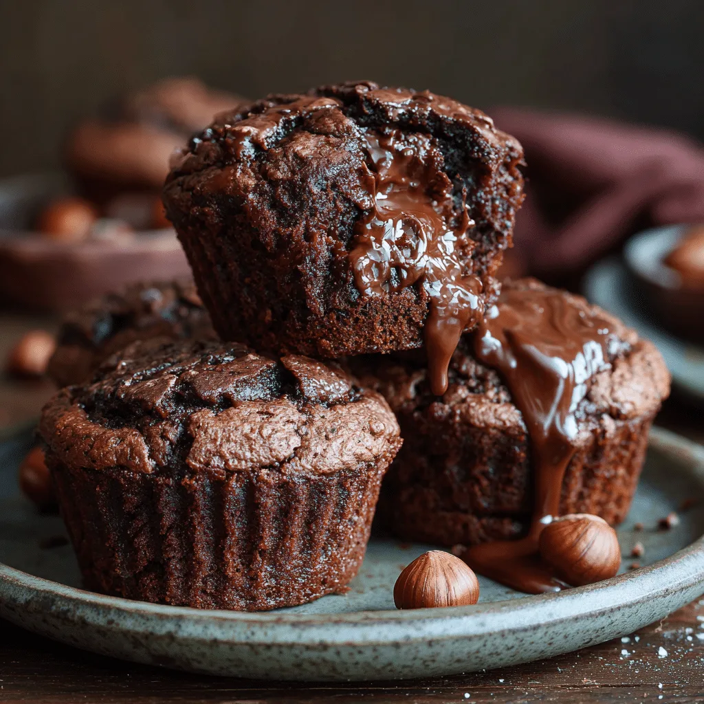 Easy Vegan Nutella Muffins Recipe
