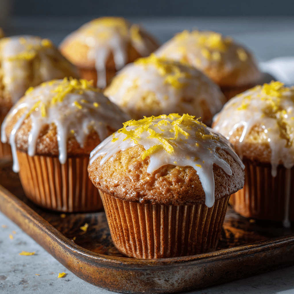Vegan Lemon Drizzle Muffins Recipe