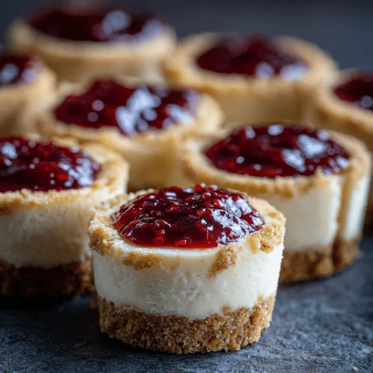 Mini Jamie Dodger Cheesecakes Recipe