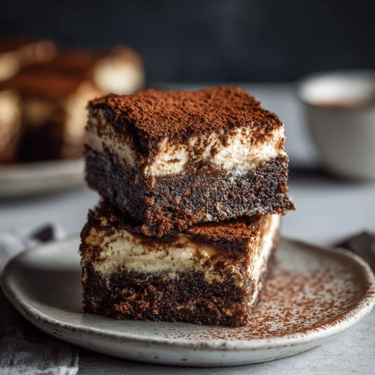 Vegan Tiramisu Brownies Recipe