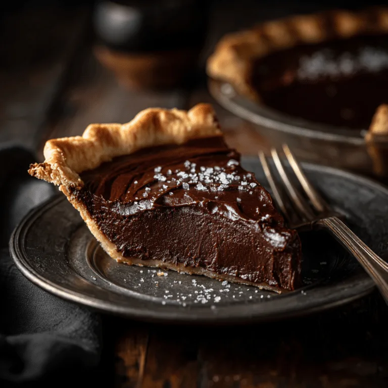 Vegan Chocolate Espresso Pie Recipe