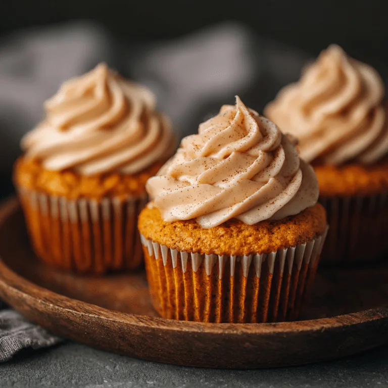 "Vegan Pumpkin Spice Cupcakes Recipe