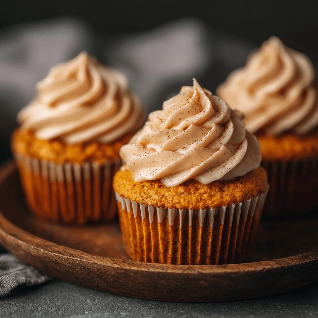 "Vegan Pumpkin Spice Cupcakes Recipe