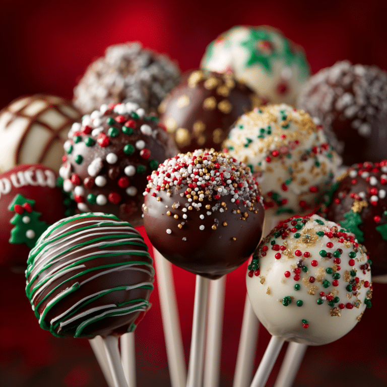 Christmas Cake Pops: 5 Sweet Ways to Spread Cheer Recipe