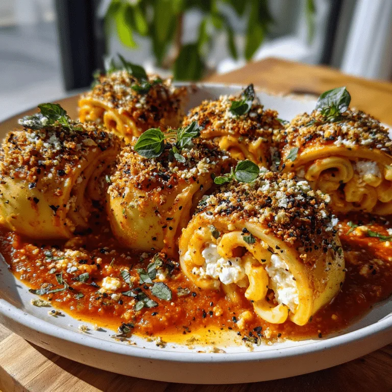 Baked Feta Pasta Rolls (TikTok Upgrade) Recipe