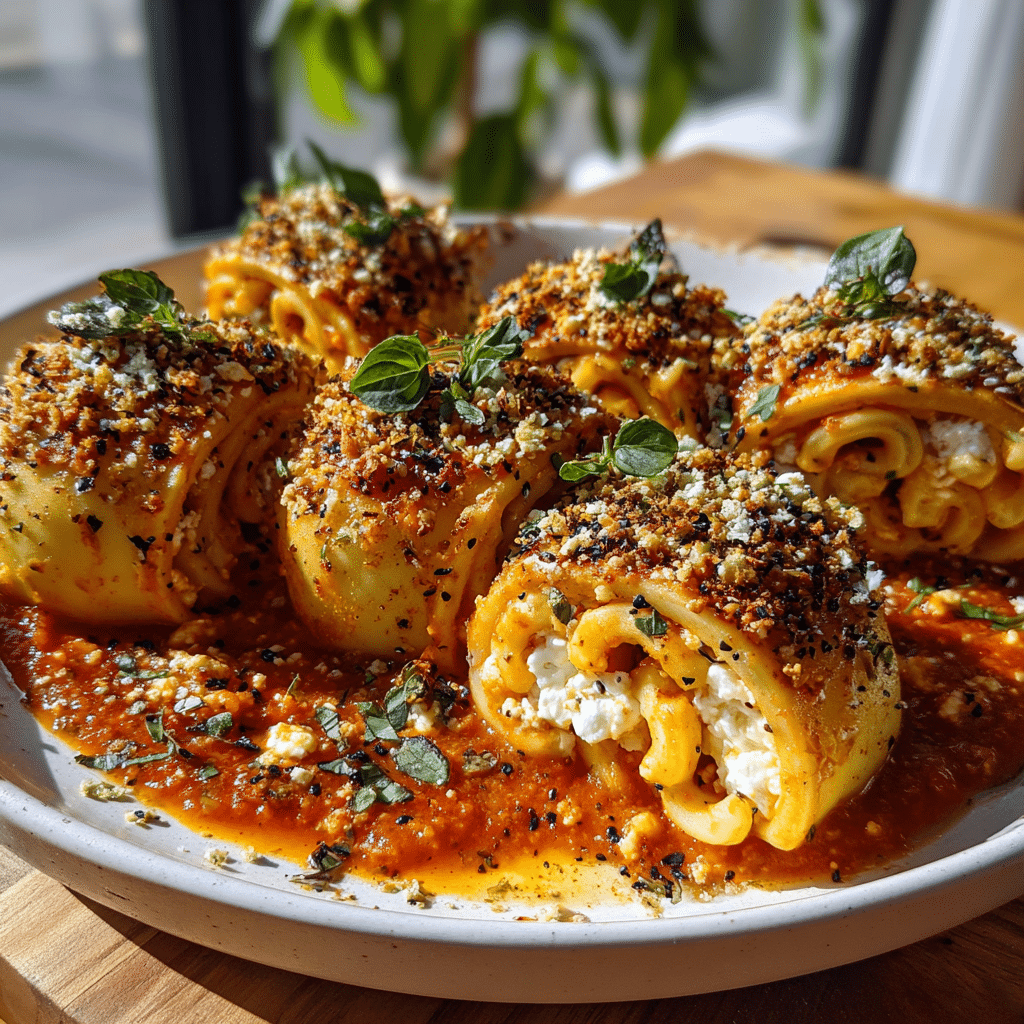 Baked Feta Pasta Rolls (TikTok Upgrade) Recipe