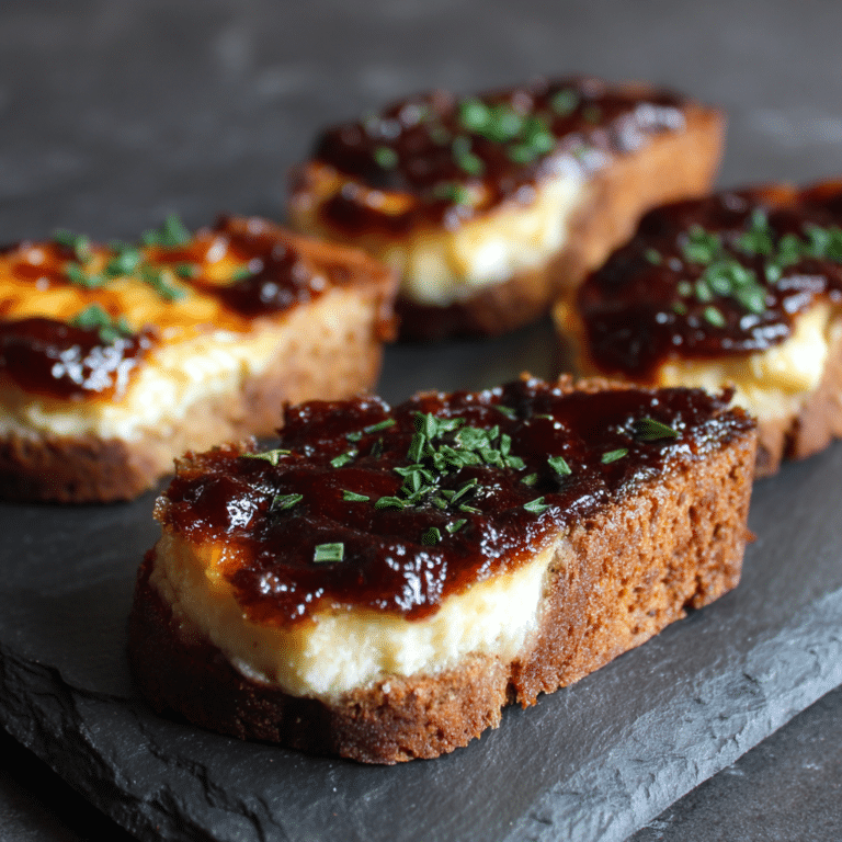 Burnt Basque Cheesecake Toasts Recipe
