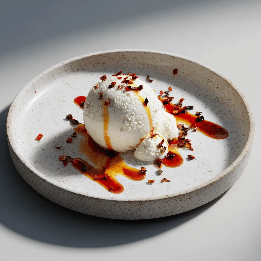 Chili Oil Ice Cream Drizzle Recipe